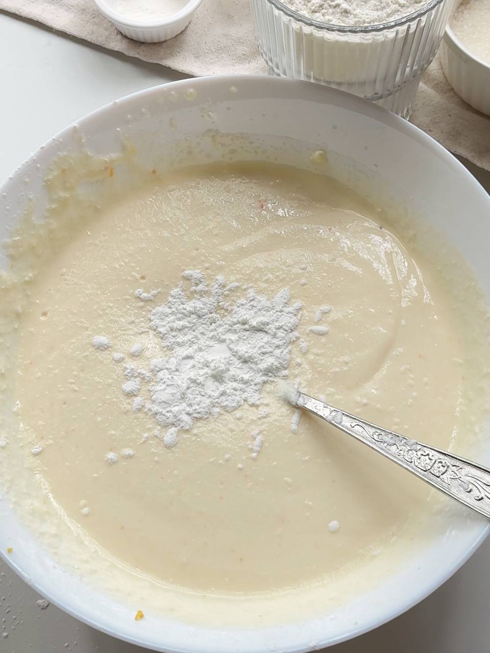 smooth cottage cheese filling with cornstarch